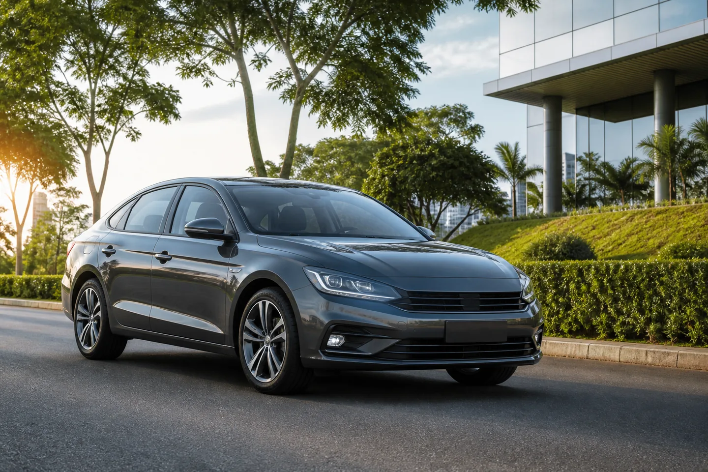 Automóvel em destaque